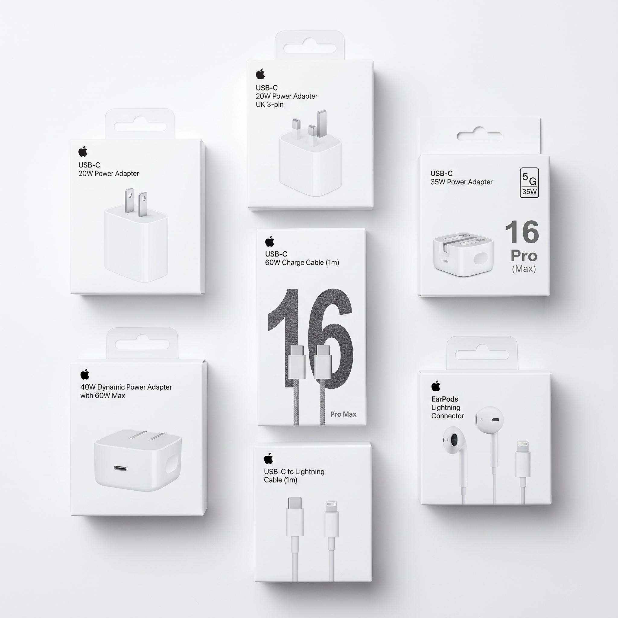 Apple Original Fast Power Adapter (20W / 35W / 40W)