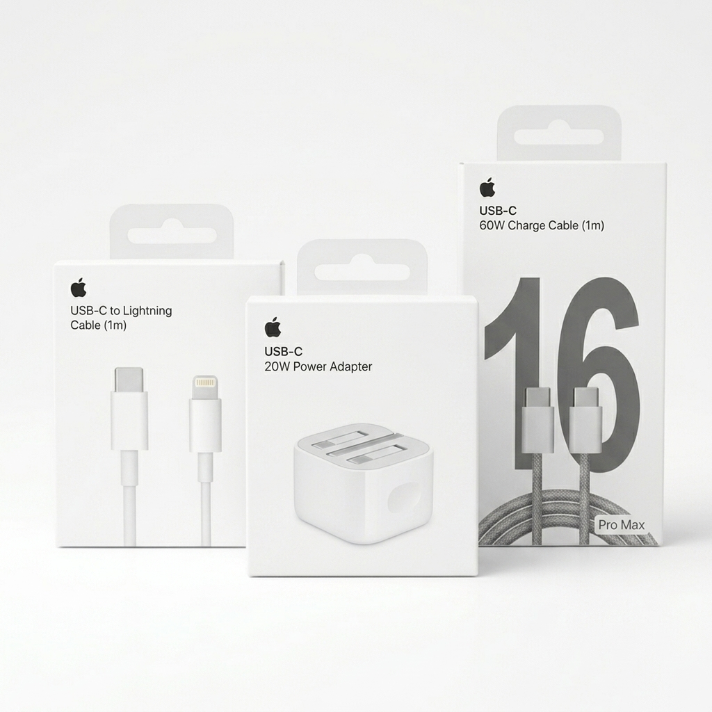 iPhone 20W UK Adapter (3-Pin) + Lightning Cable